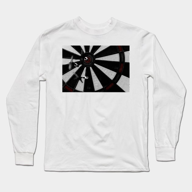 Bullseye Long Sleeve T-Shirt by Look Up Creations
